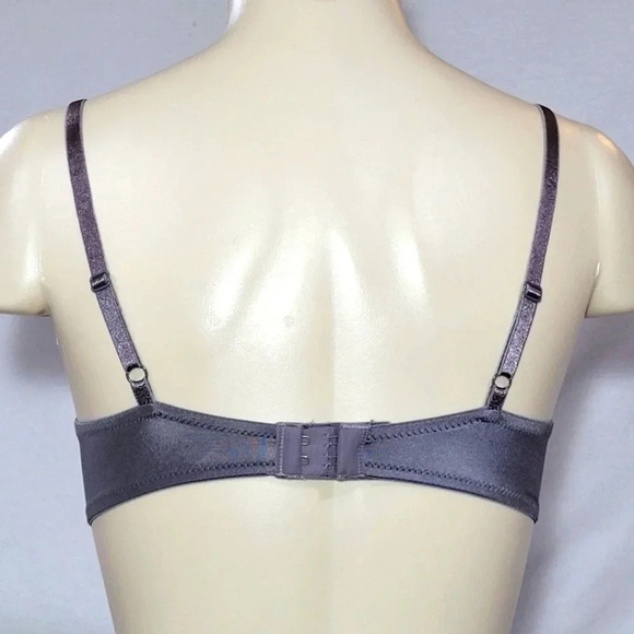 34D‎ Maidenform 6660 Self Expressions Push Up and In UW Bra Gray NWT - Picture 4 of 5